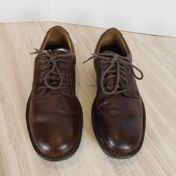Born Todd Derbys Oxfords Shoes Mens Size 8.5M Brown Leather Casual Lace Up main image 8